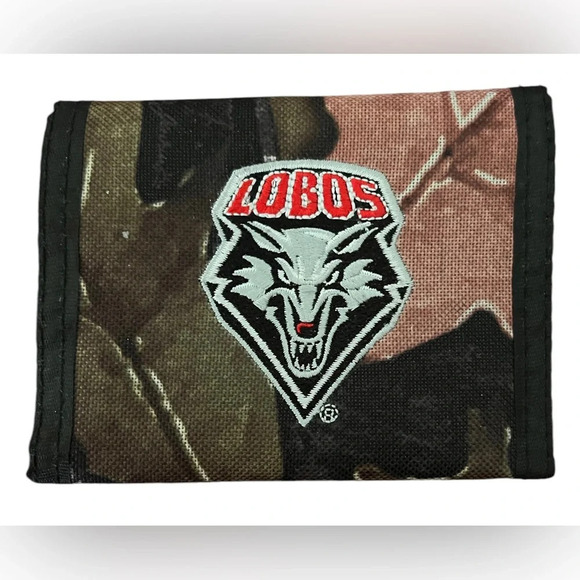 Camouflage UNM Lobos Velcro Wallet - Picture 1 of 6